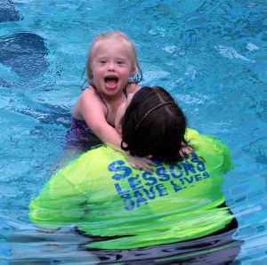 Participant with Swim Instructor