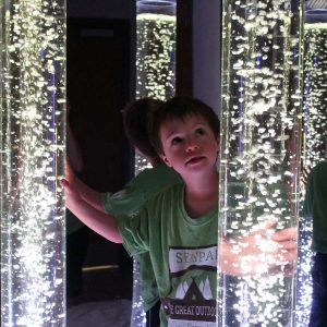 Boy with Bubble Tubes in Wonders