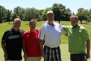 Winning Foursome at Golf Classic