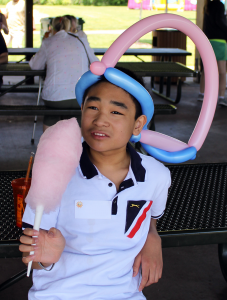 Boy with Cotton Candy