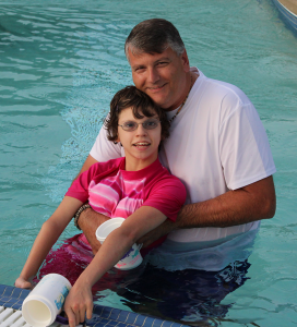 Family at Pool Party