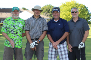 Winning Foursome at Summer Golf Classic