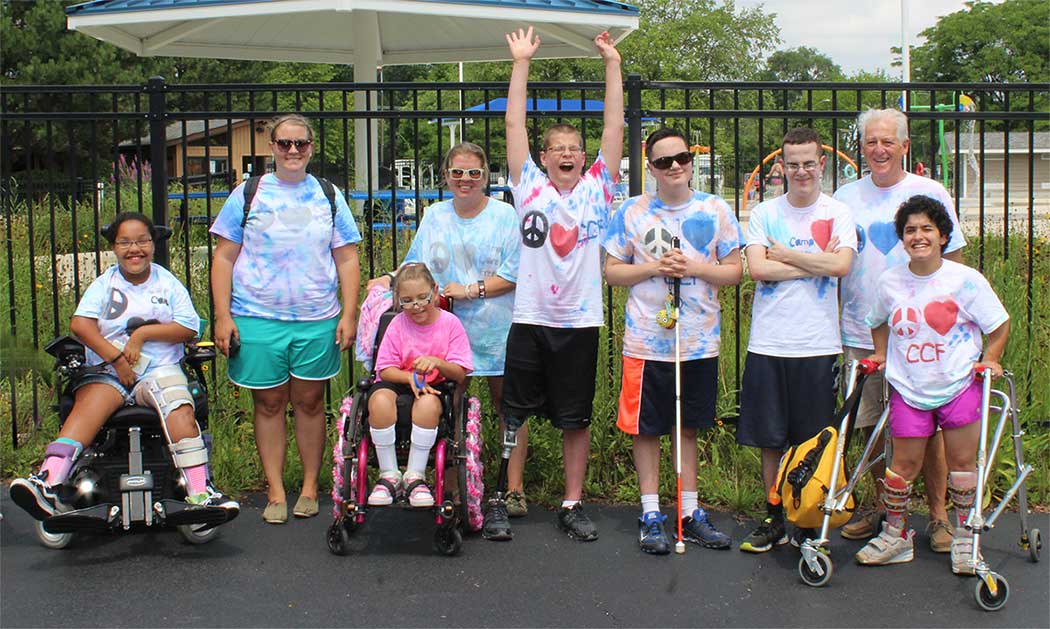 Participants with Physical and Visual Disabilities