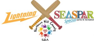 SEASPAR Lightning Softball Logo
