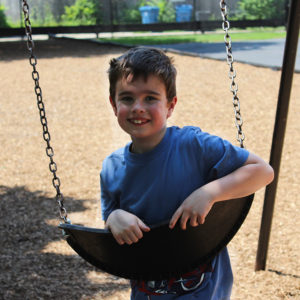 Boy on Swing