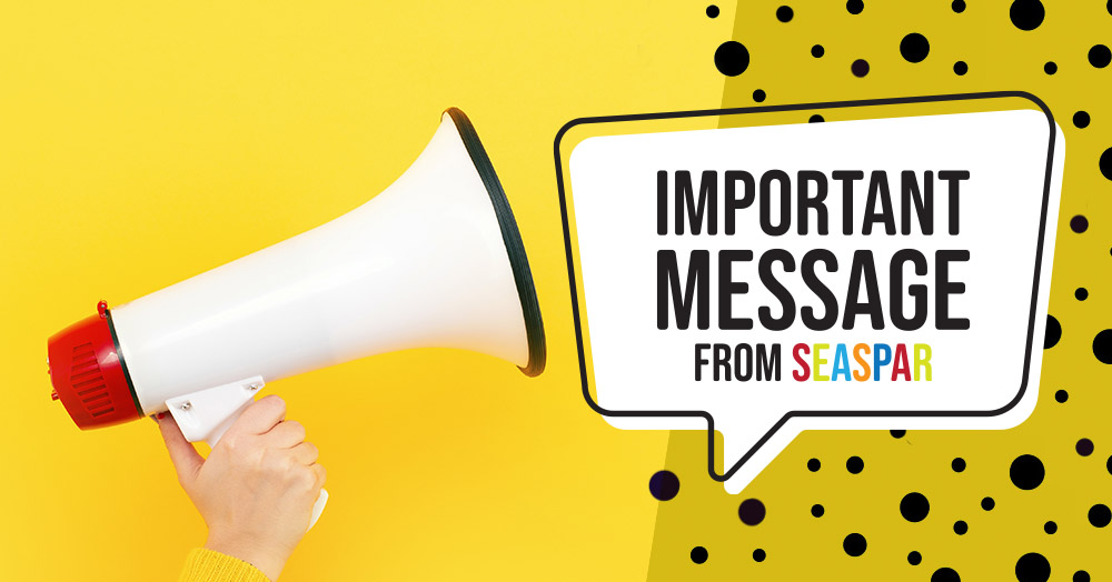 Click here for a new important message from SEASPAR.