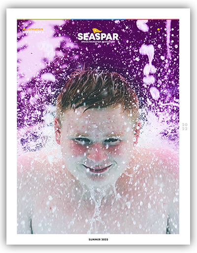 An Image of SEASPAR's Summer 2022 Program Guide.